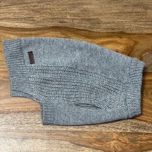 Reddy Heathered Grey Knit Dog Sweater SM NWT Fall Soft Comfy